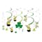 St. Patrick&#x27;s Day Leprechaun Swirl Hanging Decorations Value Pack